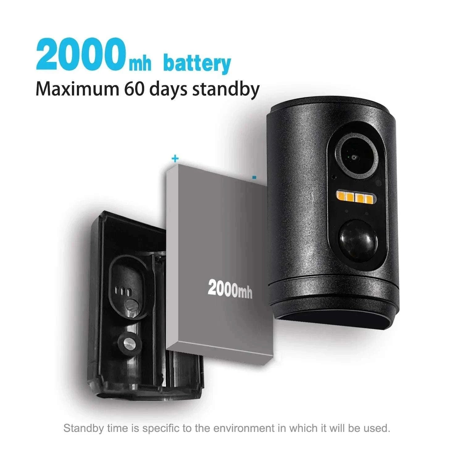 1080P Wireless Mini Security Camera with PIR Motion Detection-64GB