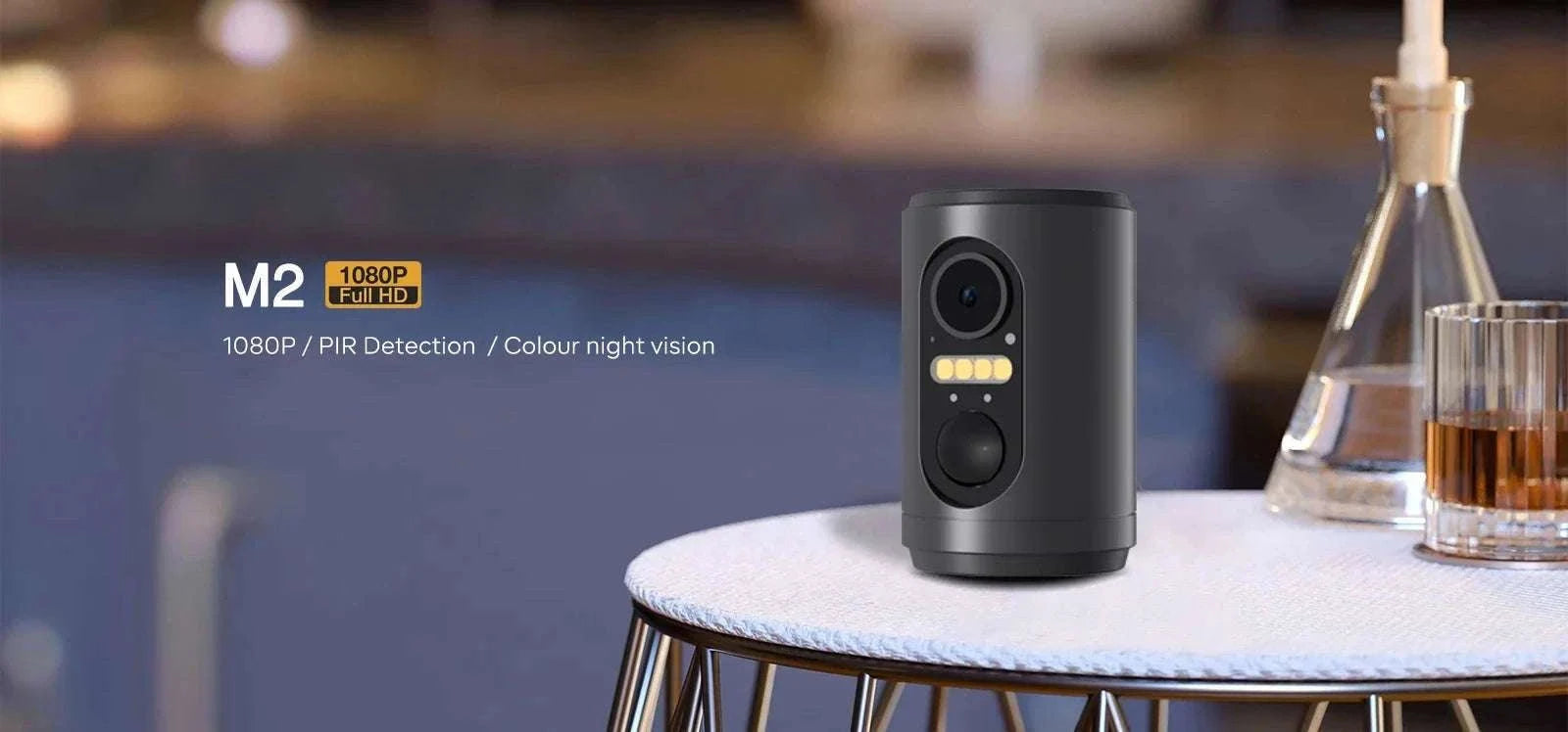 1080P Wireless Mini Security Camera with PIR Motion Detection-64GB