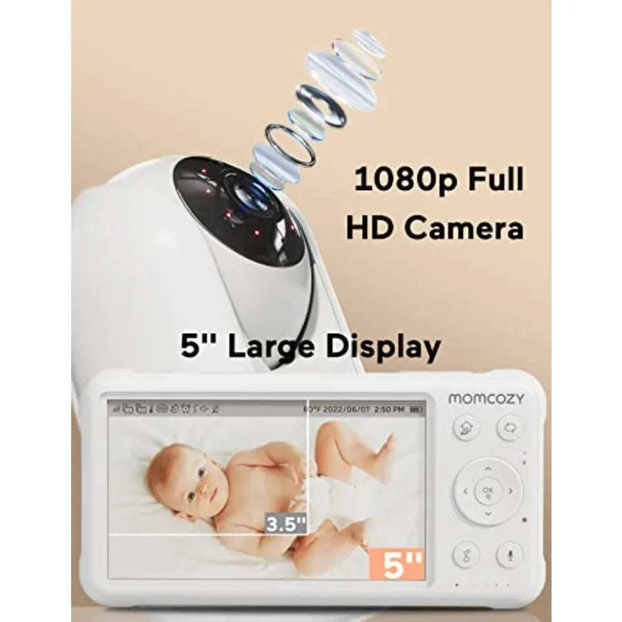 1080P Wireless Video Baby Monitor with 2-Way Audio-United States / BM01with1Camera