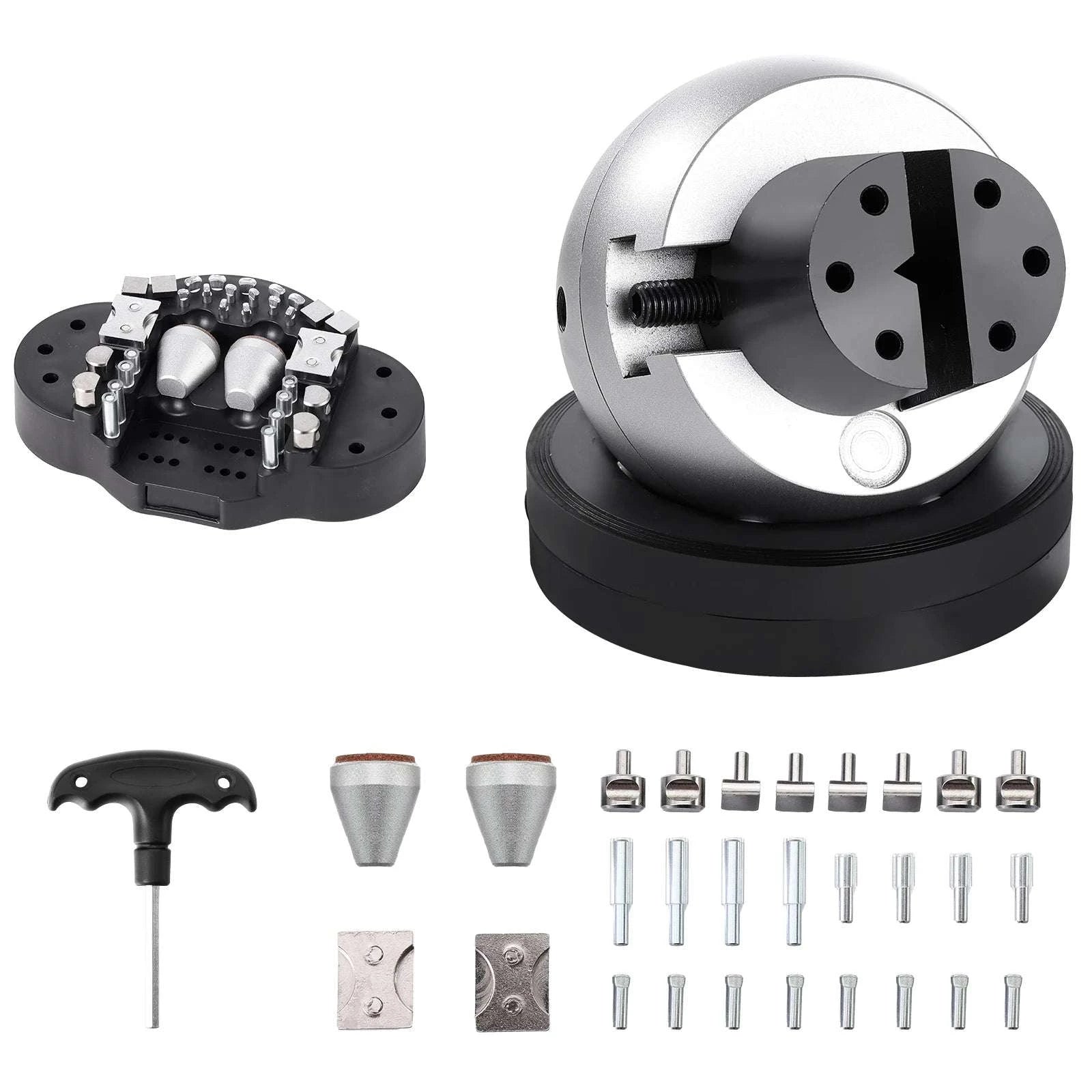 10kg Engraving Ball Vise with 34 Attachments for Jewelry Setting-spain