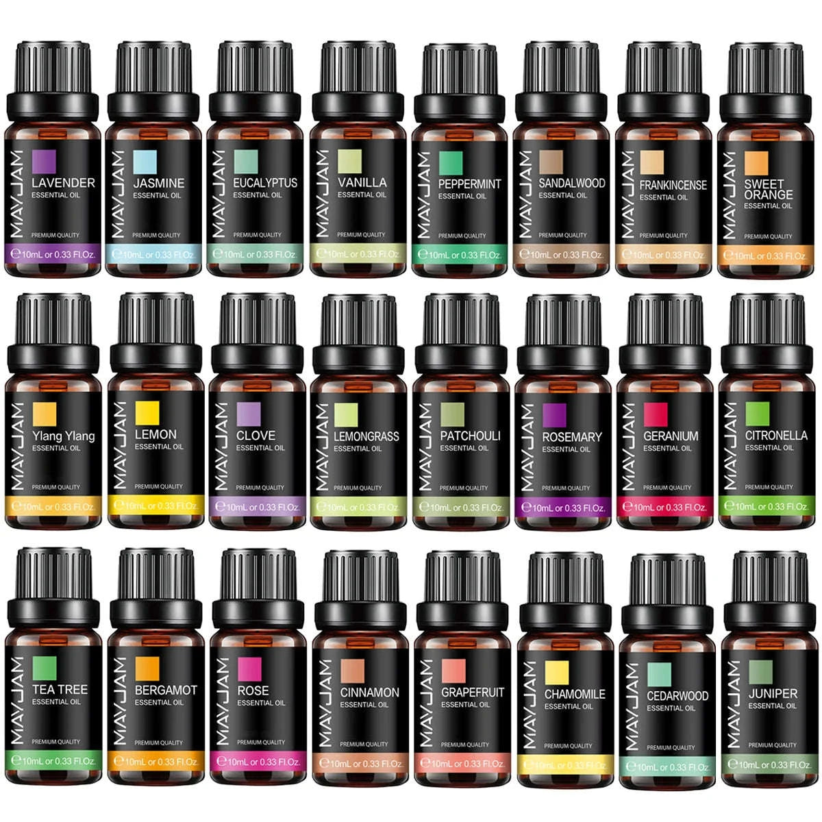 10ML Essential Oil Collection – Pure Aromatherapy Scents-Juniper / 10ml