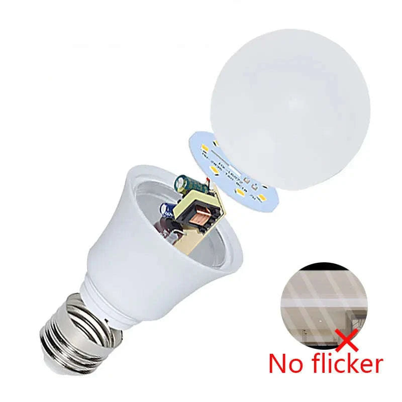 10pcs E27 LED Light Bulb Pack-E27  220V / Warm White / 6W