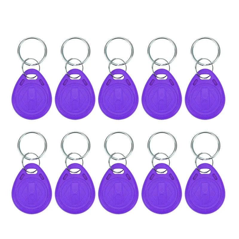 10pcs T5577 Rewritable RFID Keyfobs-10Yellow-KeyT57