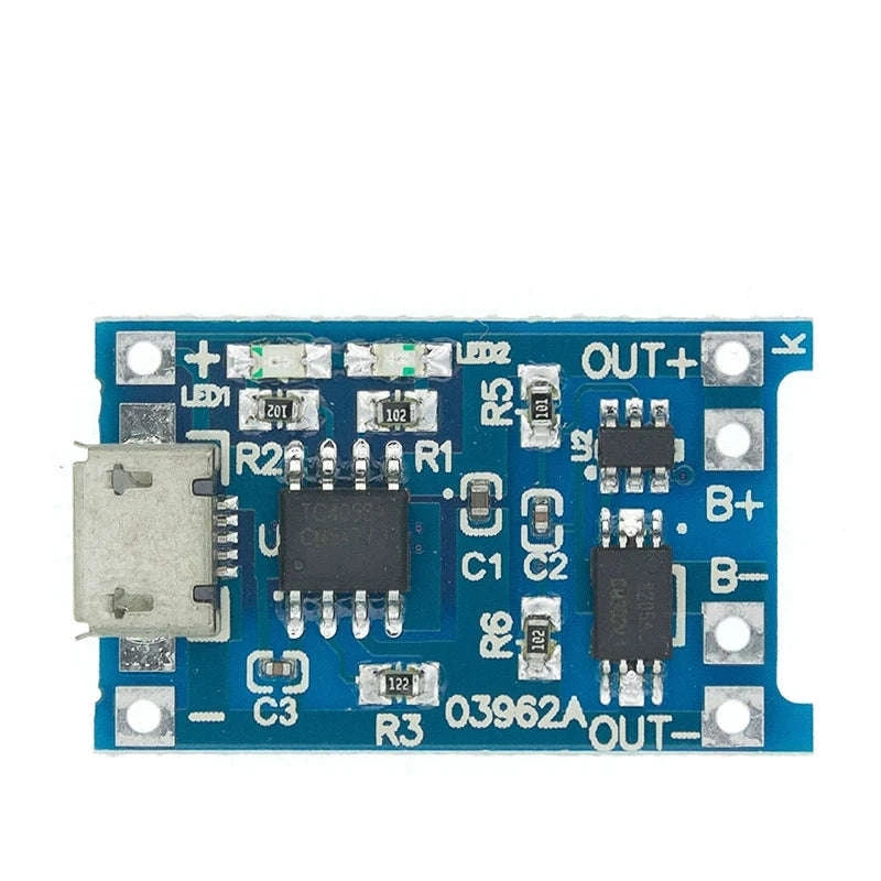 10pcs TP4056 18650 Battery Charging Modules with USB-C & Micro USB-10pcs micro usb