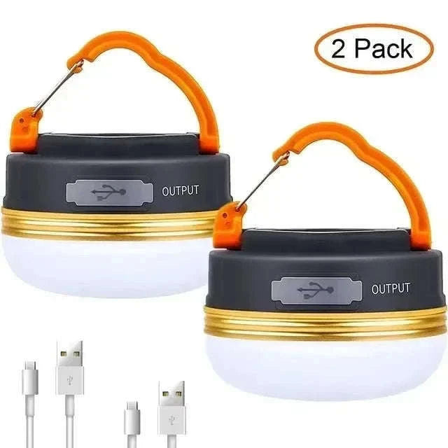 10W Rechargeable Camping Lantern with COB+LED-3PC