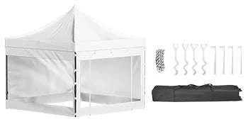 10x10 Pop Up Canopy Tent with Removable Sidewalls and Wheeled Bag-10x10ft black / france