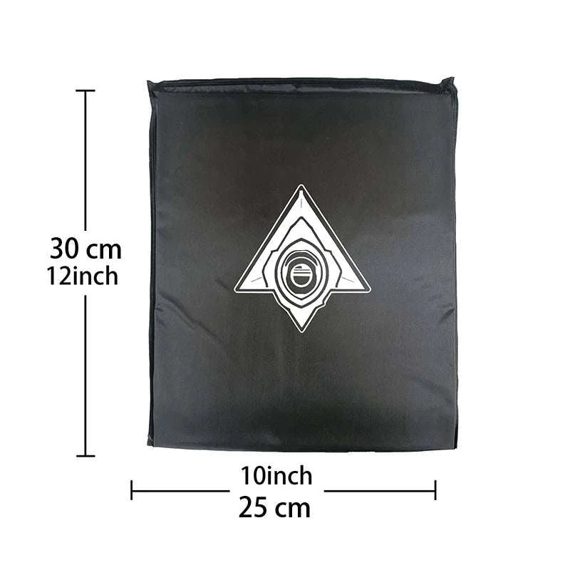 10x12 Level IIIA Soft Ballistic Panel UHMWPE 9mm & .44 Protection-Cut / United States