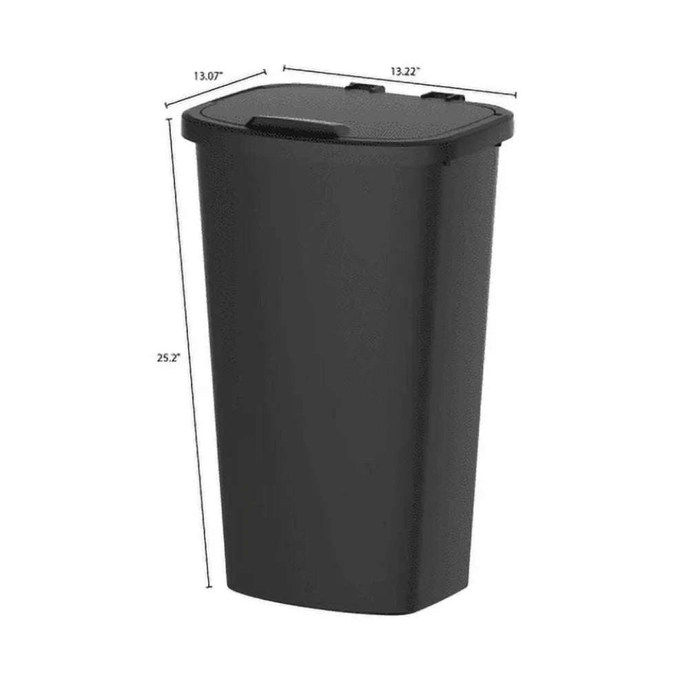 11 Gallon Kitchen Trash Can with Lift-Top Lid-United States