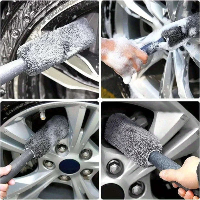 11-Piece Car Cleaning Kit for Complete Vehicle Care-11pcs Orange