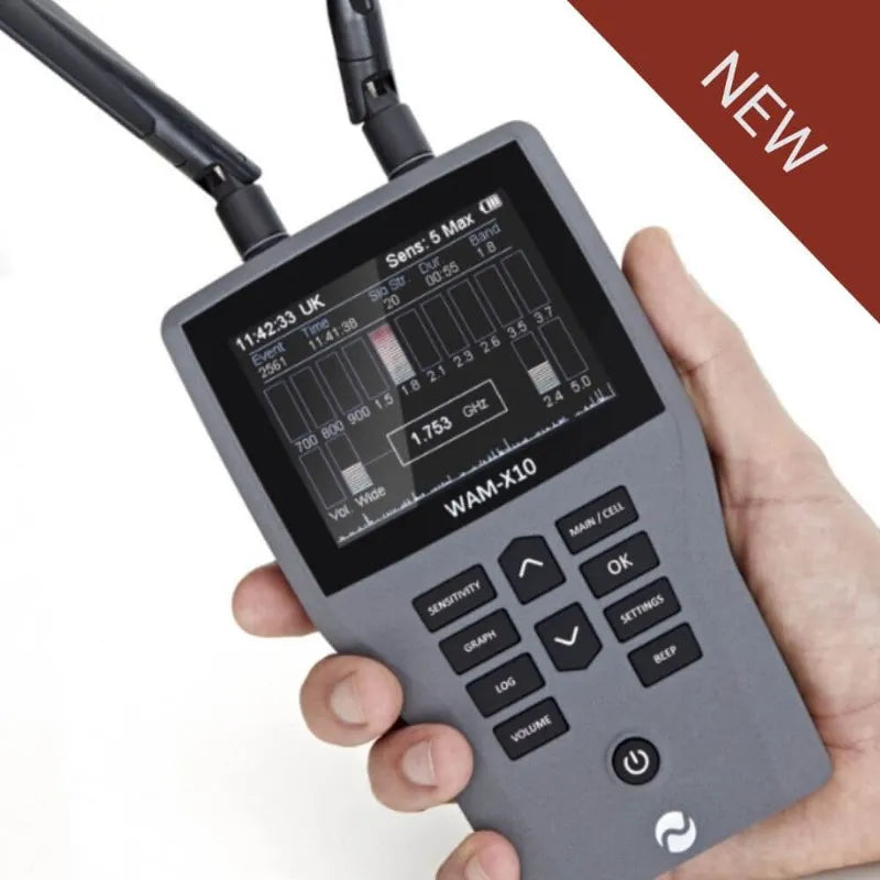 WAM-X10 5G RF-detektor 0–14 GHz trådlös signalspanare