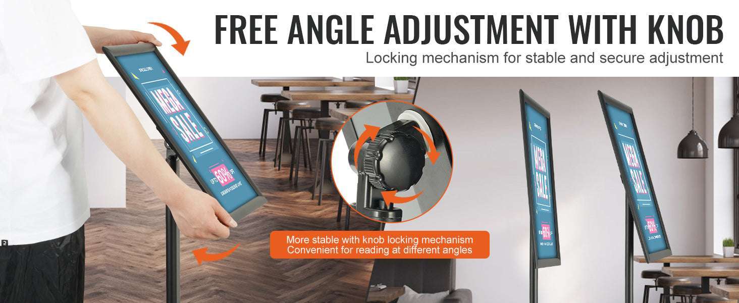 11x17 Adjustable Floor Sign Holder Stand with Weighted Base-11x17in / Poland