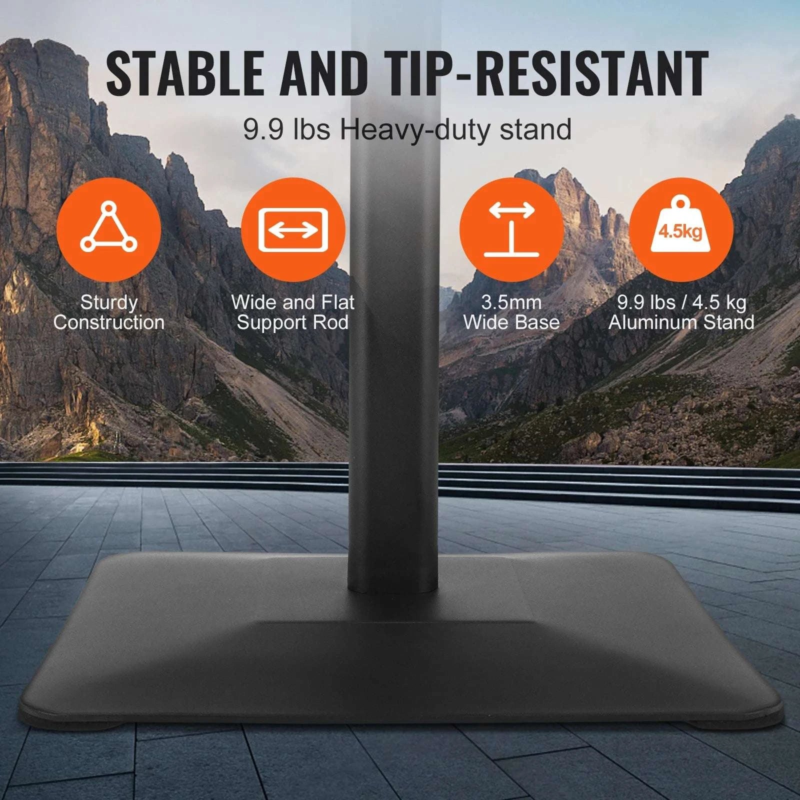 11x17 Adjustable Floor Sign Holder Stand with Weighted Base-11x17in / Poland
