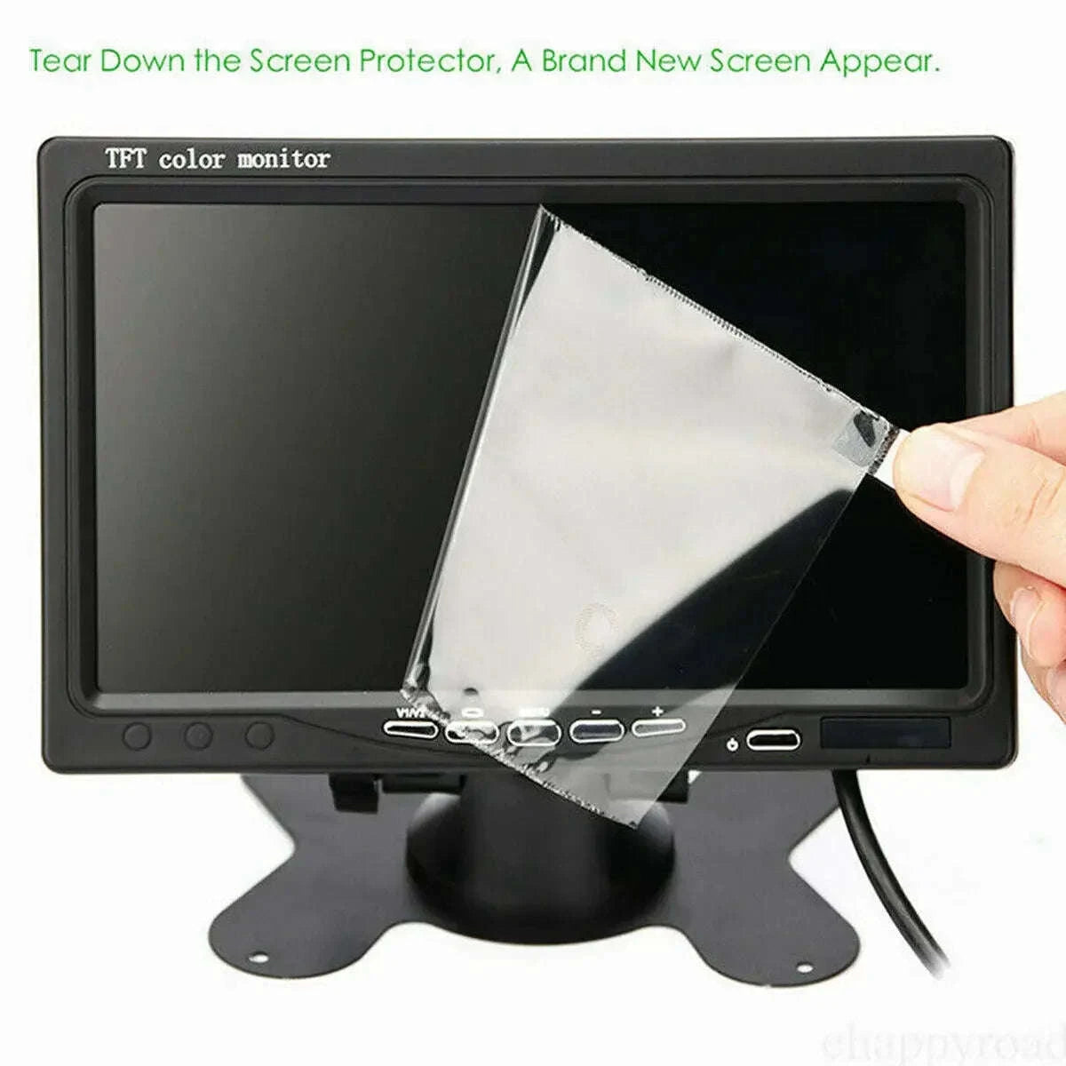 12-24V Wired Rear View Camera System with 7 Inch Monitor and 10m Cable-monitor and1 camera