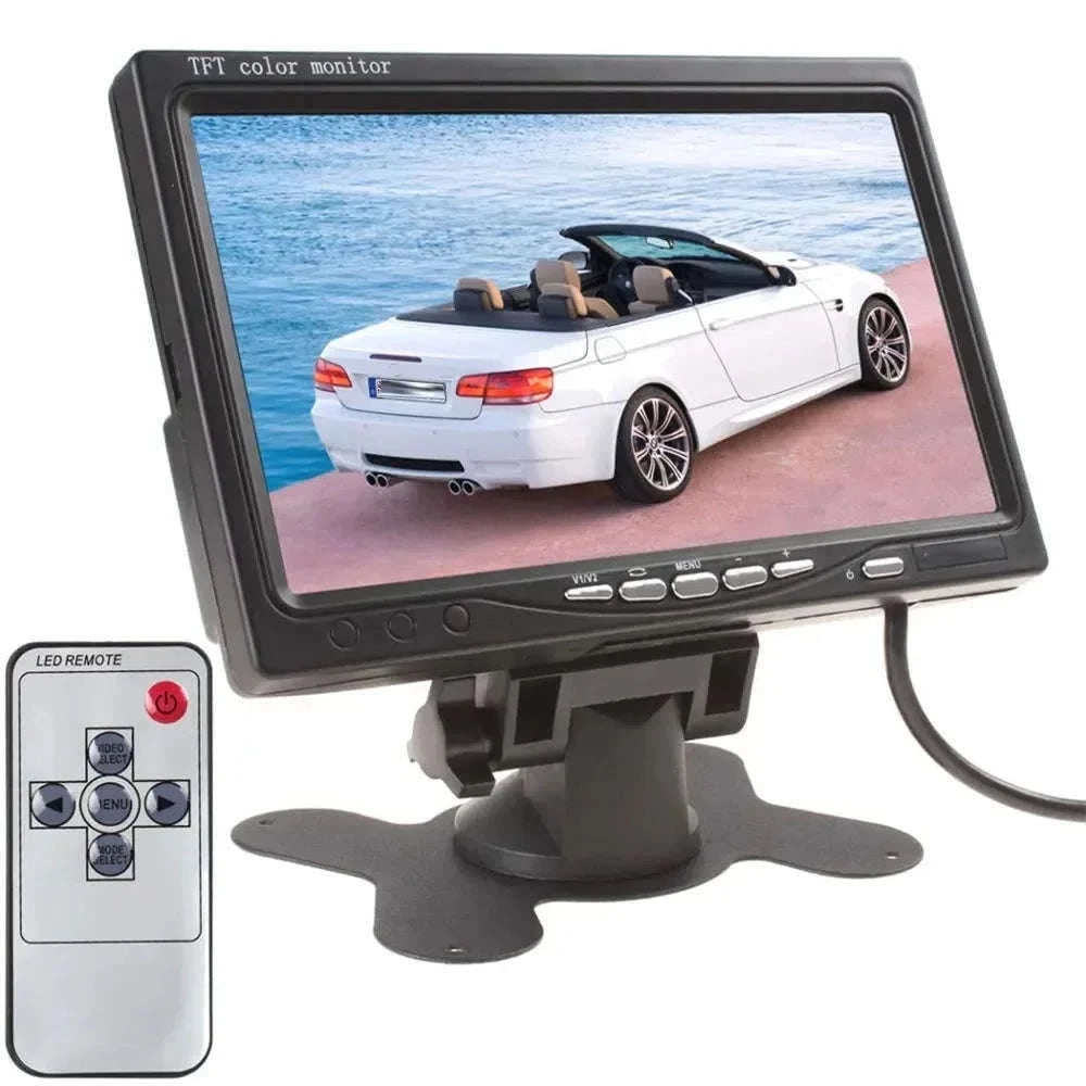 12-24V Wired Rear View Camera System with 7 Inch Monitor and 10m Cable-monitor and1 camera