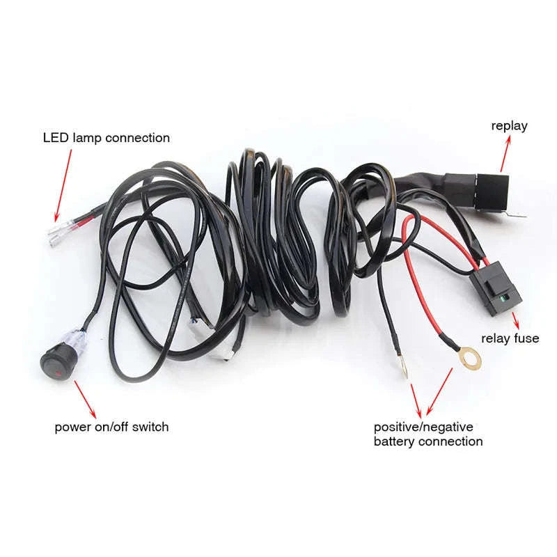 12-52 Inch Off Road LED Light Bar Combo Beam 6500K IP68-3M Waterproof Wire / spain