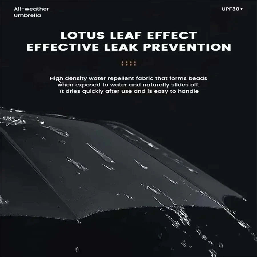 12-Bone Black Glue Fully Automatic Folding Umbrella-B / 12K / metal-fiber composite