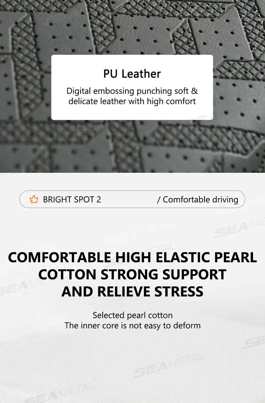 12 in 1 Car Armrest Cushion with Multi-Pocket Storage-Black