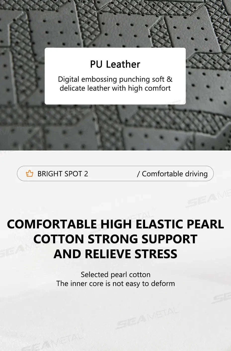 12 in 1 Car Armrest Cushion with Multi-Pocket Storage-Black