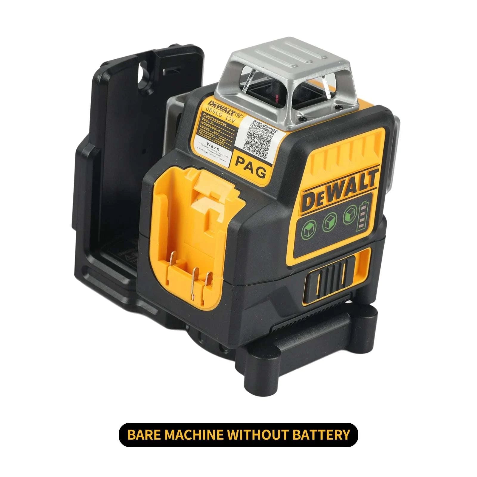12-Line 360° Green Laser Level with 12V Battery Self-Leveling-US Plug