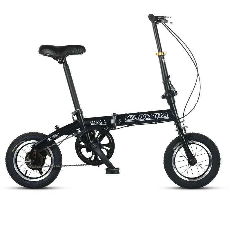 12" Mini Folding Bike with Disc Brakes – Compact City Bicycle-