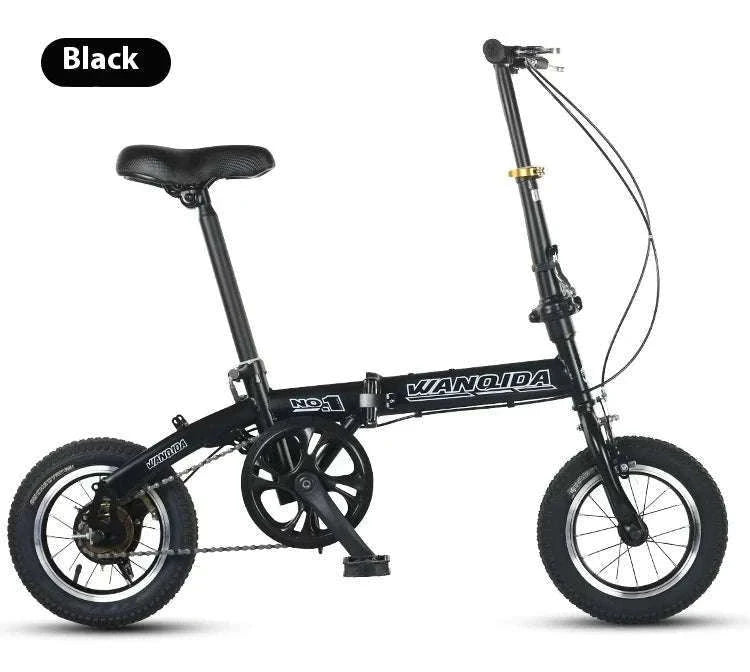 12" Mini Folding Bike with Disc Brakes – Compact City Bicycle-