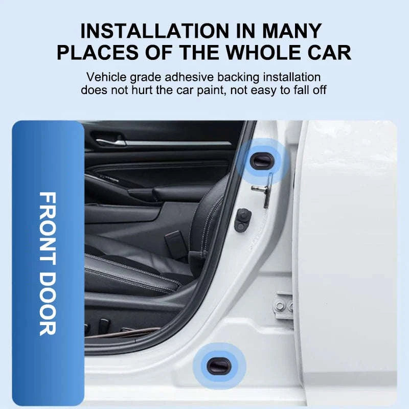 12-Piece Car Door Shock Absorber Cushion Stickers-with logo