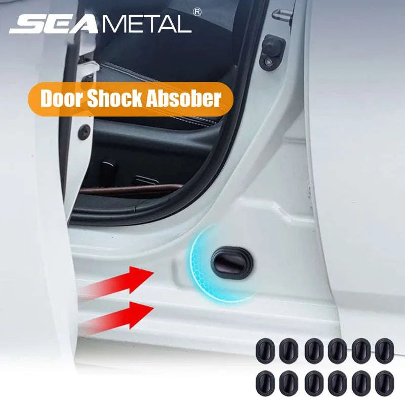 12-Piece Car Door Shock Absorber Cushion Stickers-with logo