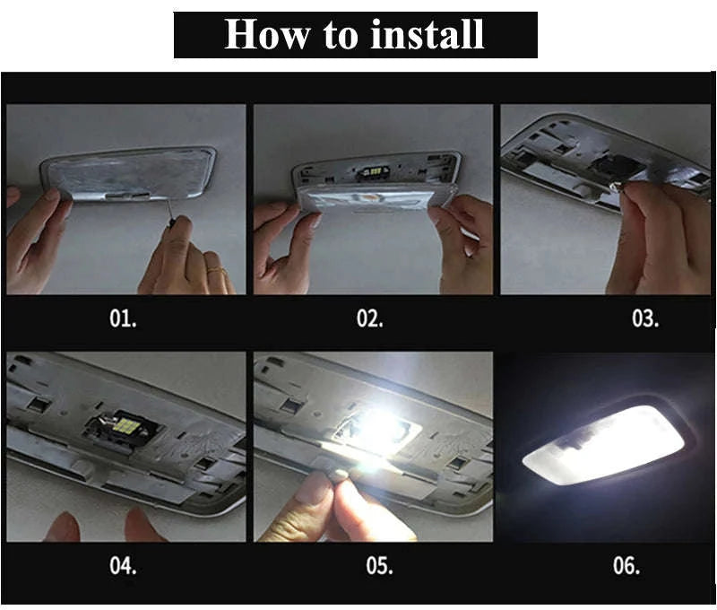 12-Piece LED Interior Light Kit 2011-2015-ice blue