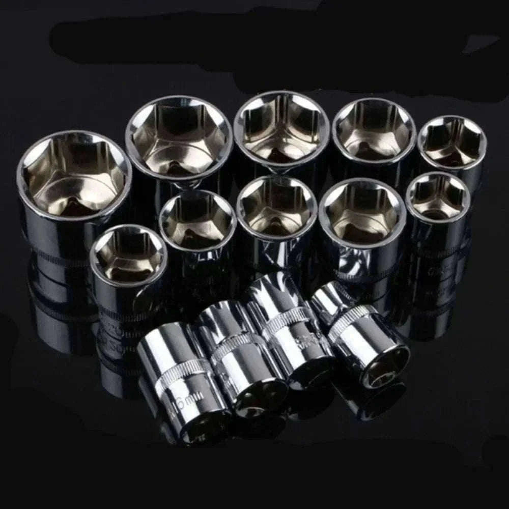 12-Piece Socket Wrench Set for Everyday Repairs-Default Title