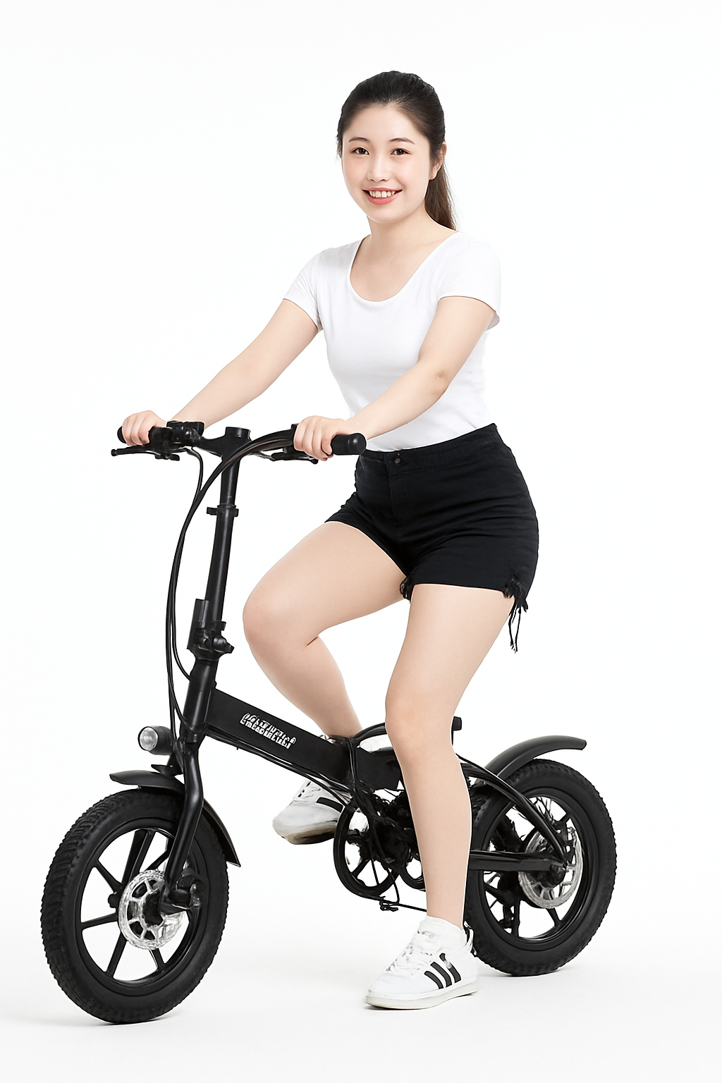 Bicicletta Pieghevole Mini 12" con Freni a Disco – Bicicletta Compatta per Città
