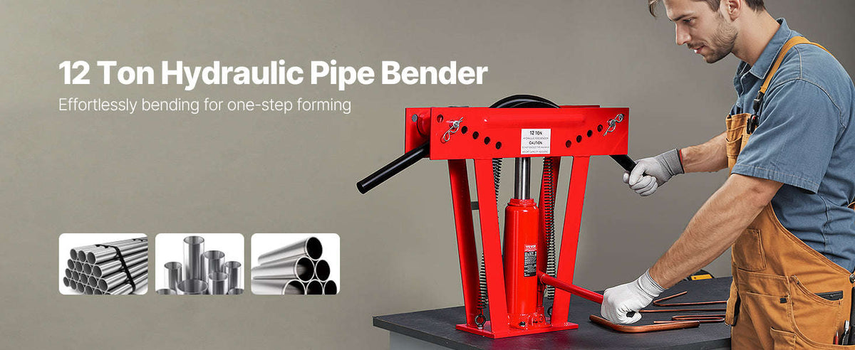 12 Ton Hydraulic Pipe Bender with 6 Dies-United States