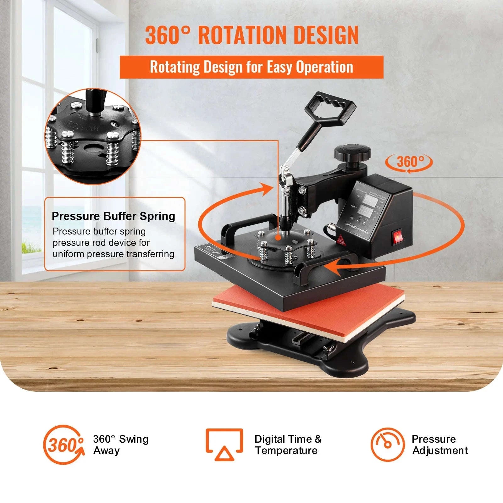 12 x 10 in Dual Digital Heat Press Machine-United States