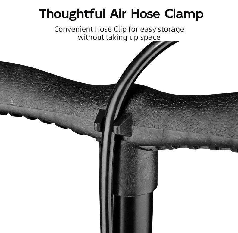 120 PSI Bike Pump with Alloy Cylinder for Presta & Schrader Valves-A320
