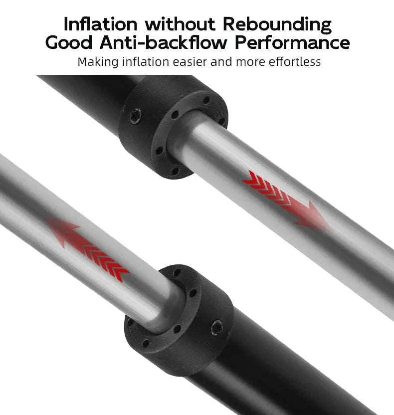 120 PSI Bike Pump with Alloy Cylinder for Presta & Schrader Valves-A320