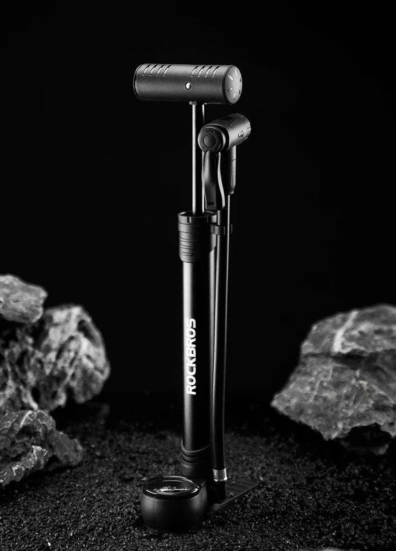 120 PSI Manual Bike Pump with Gauge, Presta Schrader-42310006001