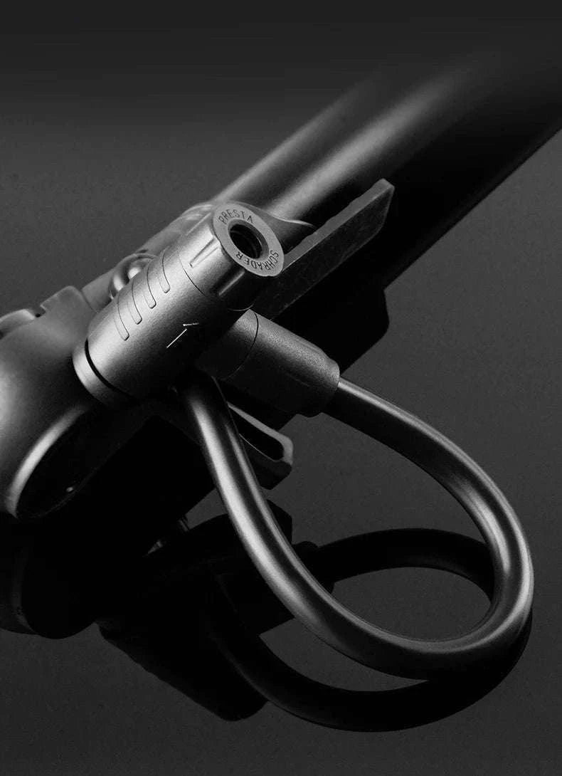 120 PSI Manual Bike Pump with Gauge, Presta Schrader-42310006001