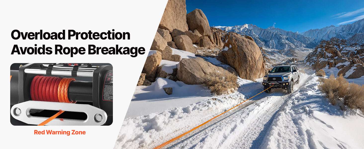 12000 lbs Wireless Electric Winch with Synthetic Rope for Off-Road Recovery-12000 lbs / United States