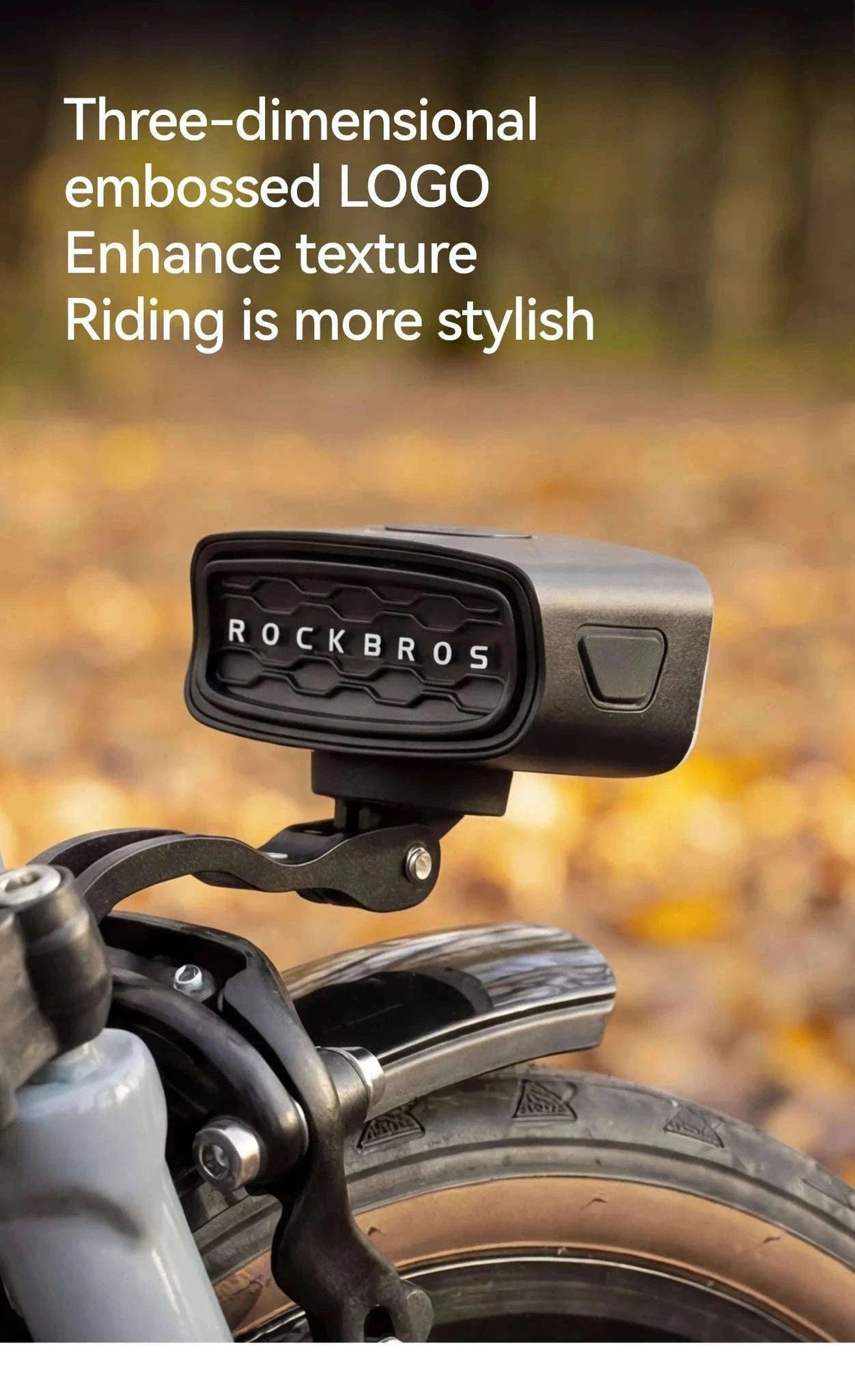 1200LM Bike Headlight USB Rechargeable IPX6 Waterproof Front Light-QC1200-white