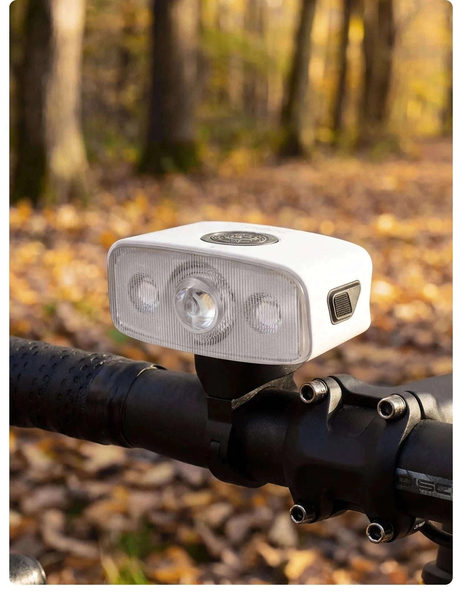 1200LM Bike Headlight USB Rechargeable IPX6 Waterproof Front Light-QC1200-white