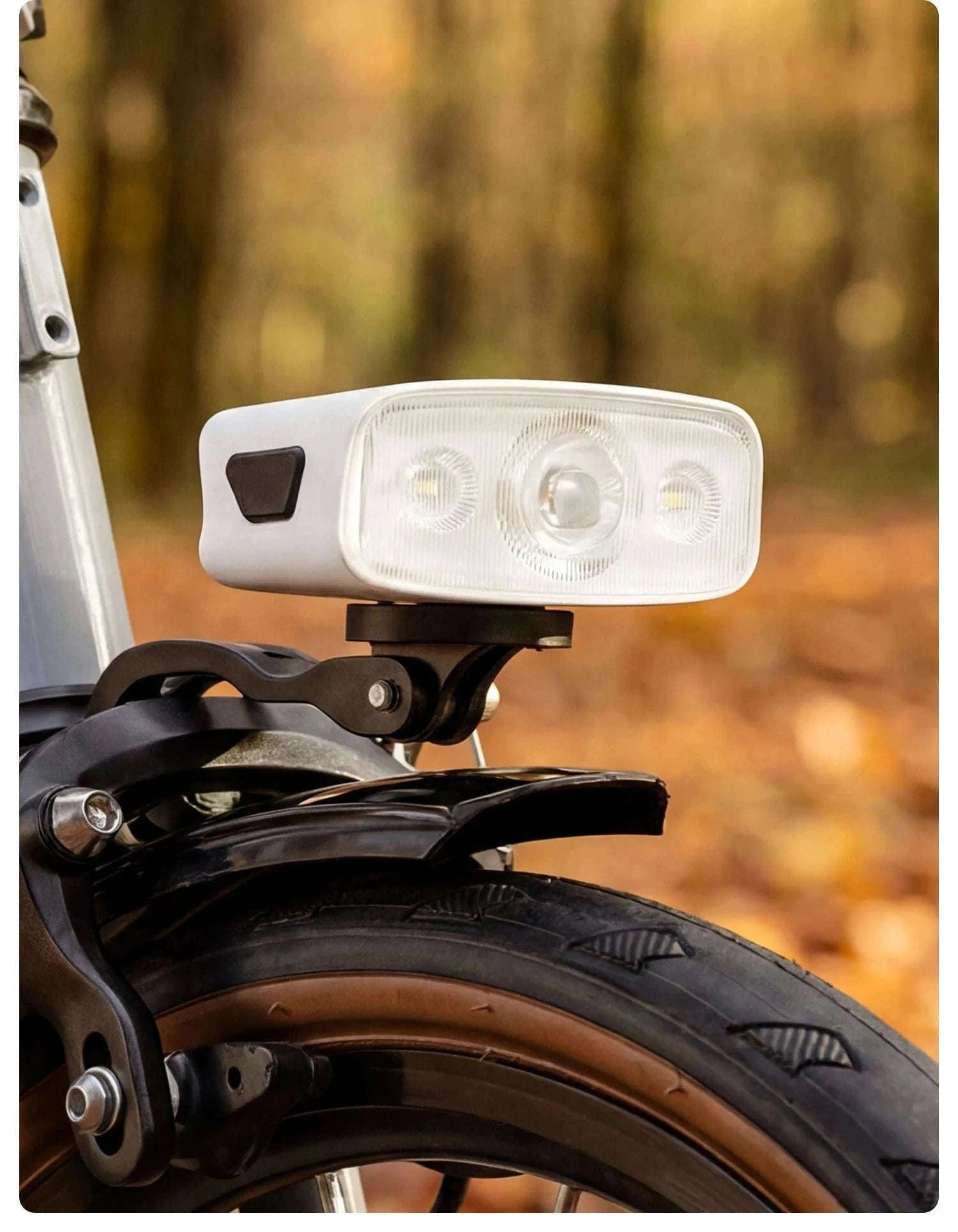 1200LM Bike Headlight USB Rechargeable IPX6 Waterproof Front Light-QC1200-white