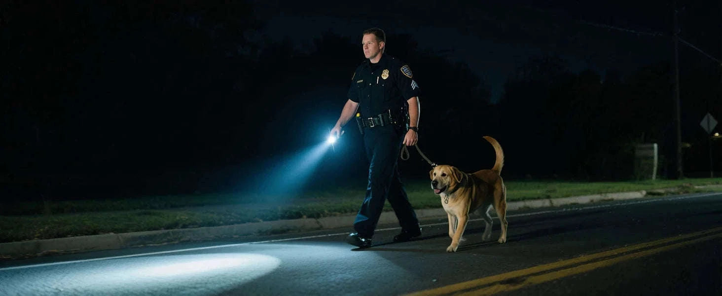 1200LM Tactical LED Flashlight with Holster, Rechargeable Battery Kit-PACKAGE B