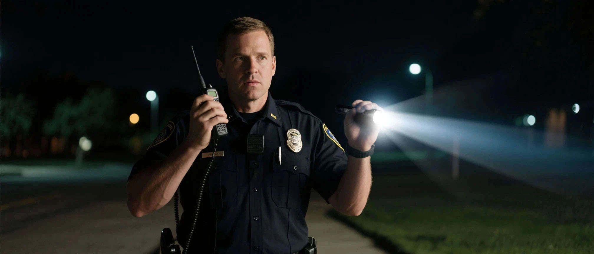 1200LM Tactical LED Flashlight with Holster, Rechargeable Battery Kit-PACKAGE B