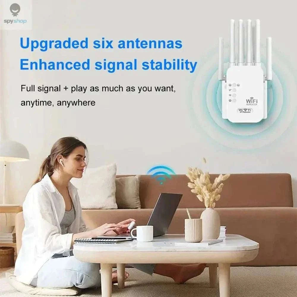 1200Mbps WiFi Range Extender with Dual-Band Coverage-300Mbps US Plug