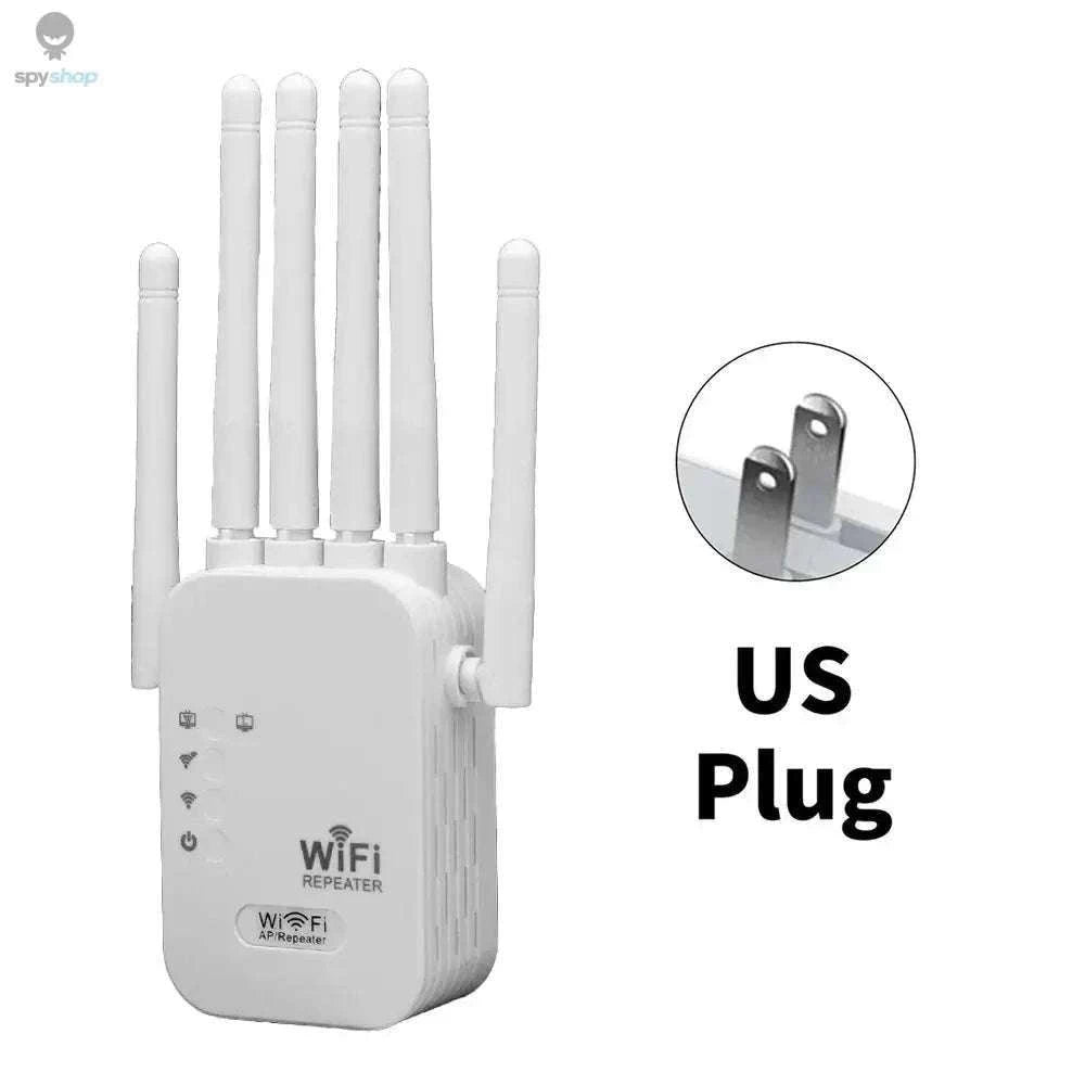 1200Mbps WiFi Range Extender with Dual-Band Coverage-300Mbps US Plug