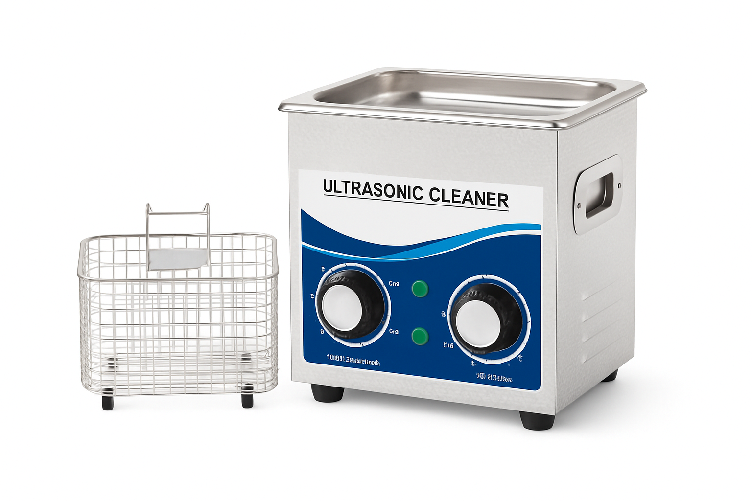 Limpeza Ultrassónica 120W 1,3L com Aquecimento e Temporizador para Joias e Óculos