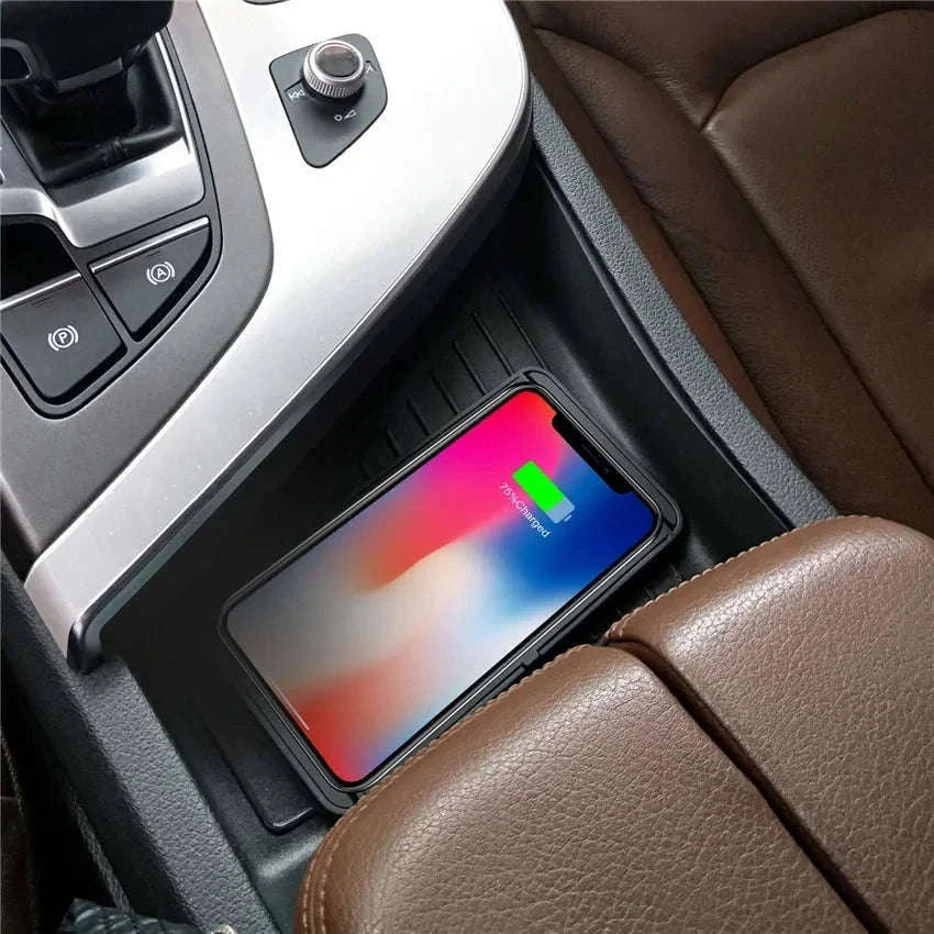 120W Wireless Car Charger Silicone Pad Stand for Fast Charging-With QC3.0 Charger