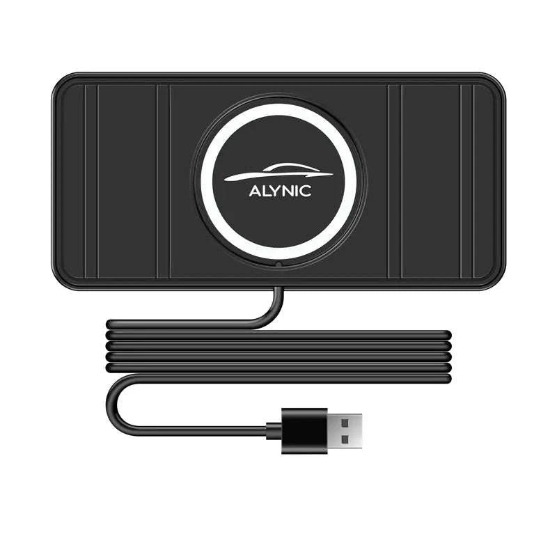 120W Wireless Car Charger Silicone Pad Stand-With QC3.0 Charger