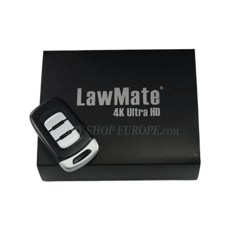 LawMate 4K Wi-Fi Keyfob DVR-kamera med dold inspelningskontroll