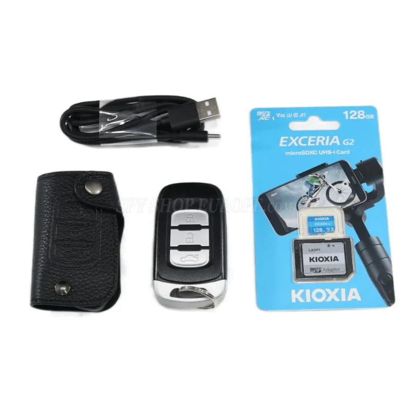 LawMate 4K Wi-Fi Keyfob DVR-kamera med dold inspelningskontroll