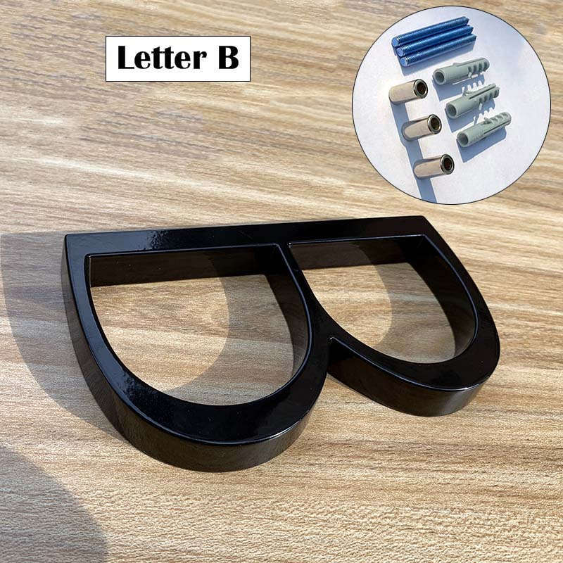 125mm Black Outdoor House Number Sign in Zinc Alloy-9